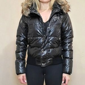 Vince Camuto Black Winter Puffer - XS